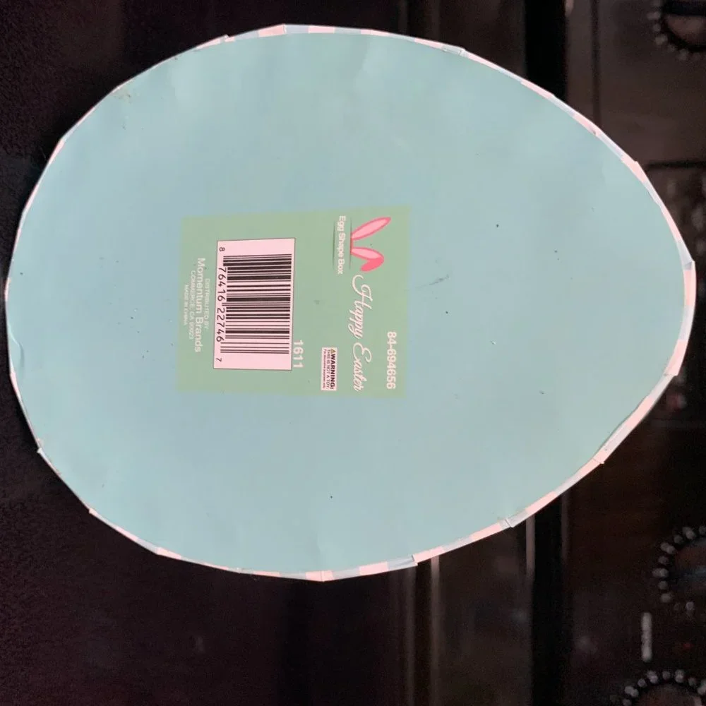 Easter Egg shaped checked box